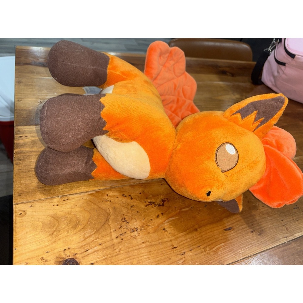 Build-A-Bear Workshop Flareon Pokémon‎ Plush Stuffed Animal Toy Orange Fox